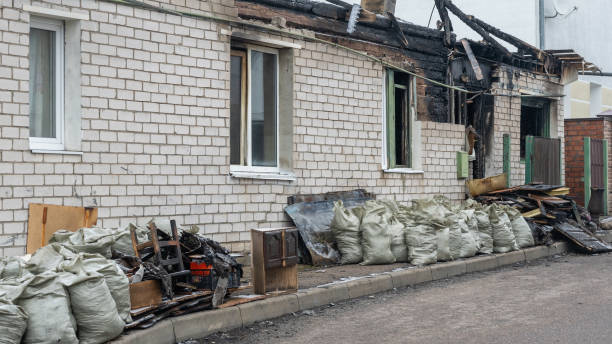 Professional Fire Damage Removal technician working in Huntingdon Valley, PA